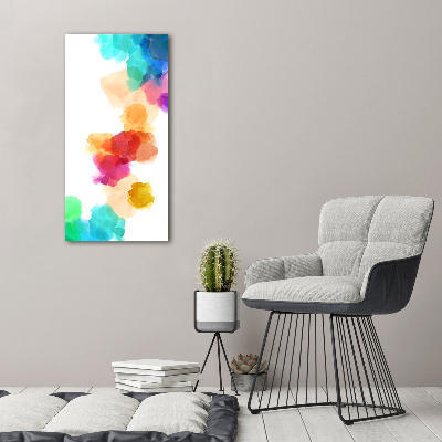 Acrylic glass print Colorful spots