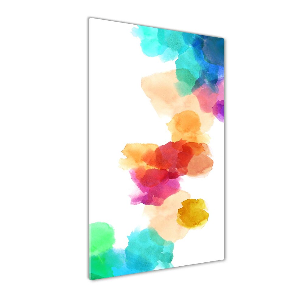 Acrylic glass print Colorful spots