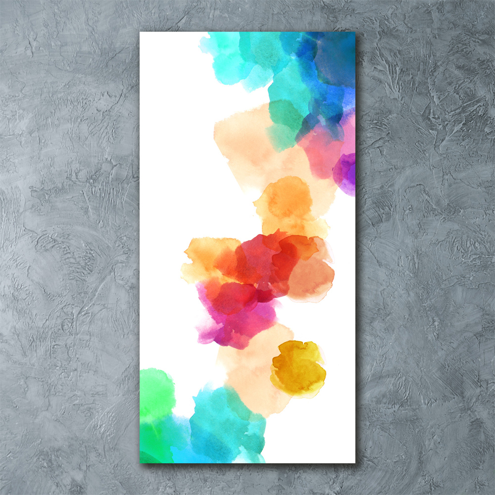 Acrylic glass print Colorful spots