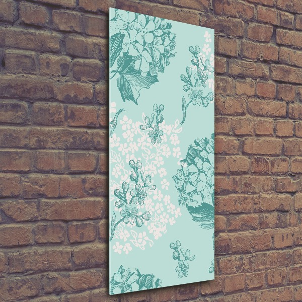 Acrylic wall art Hydrangea