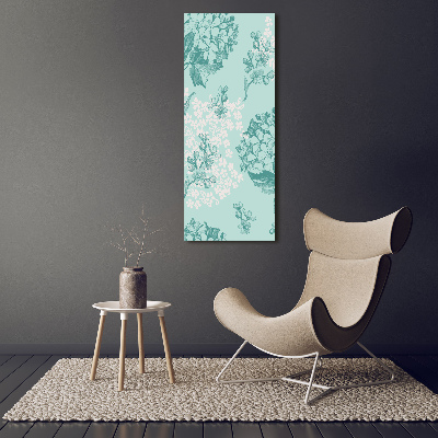 Acrylic wall art Hydrangea