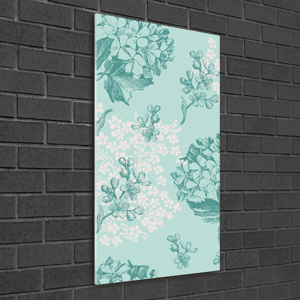 Acrylic wall art Hydrangea