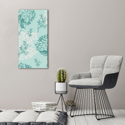 Acrylic wall art Hydrangea