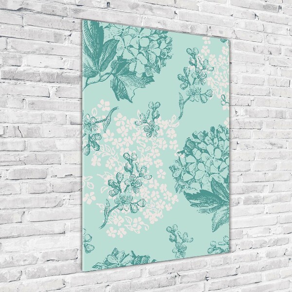 Acrylic wall art Hydrangea