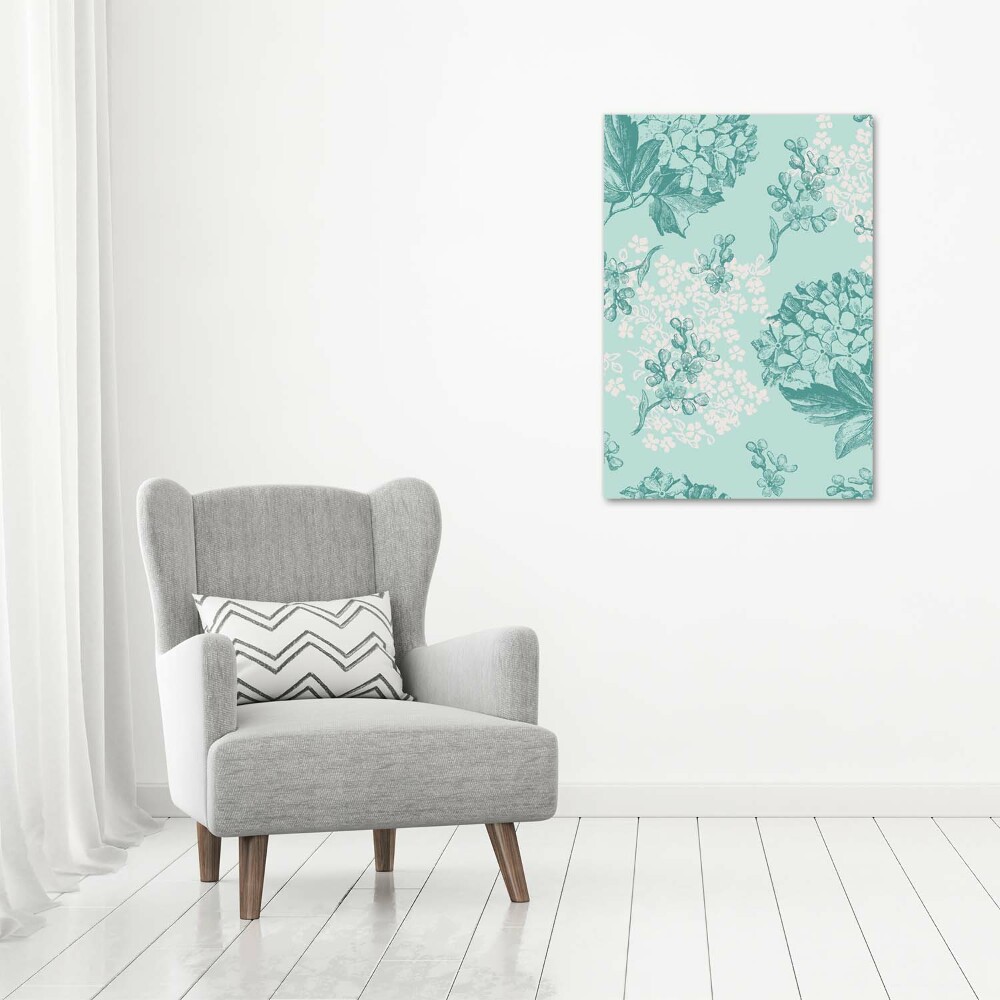 Acrylic wall art Hydrangea