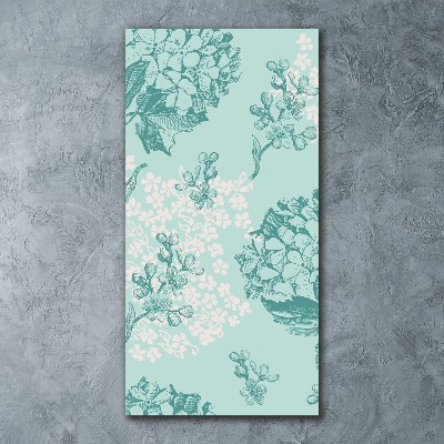 Acrylic wall art Hydrangea