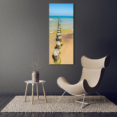 Acrylic print Breakwater