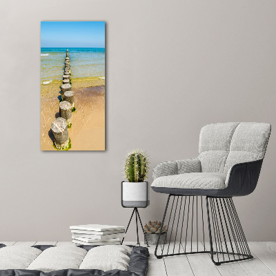 Acrylic print Breakwater