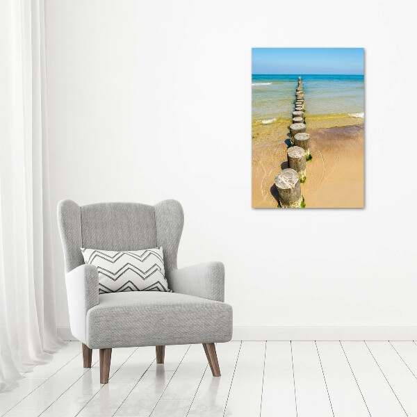 Acrylic print Breakwater