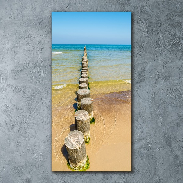 Acrylic print Breakwater