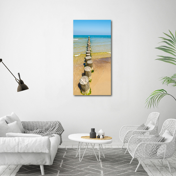 Acrylic print Breakwater