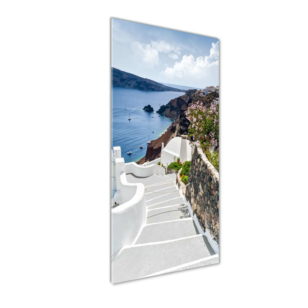 Wall art acrylic Santorini Greece