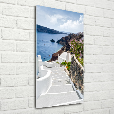 Wall art acrylic Santorini Greece