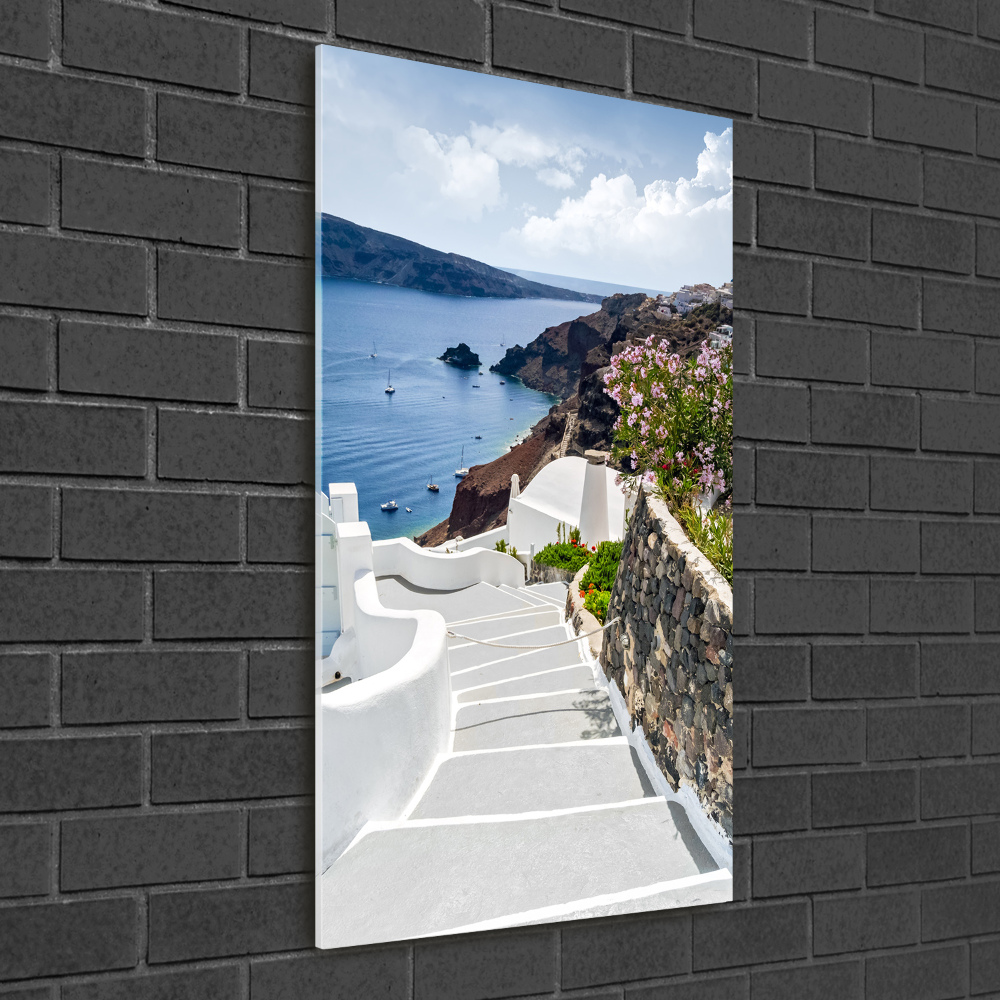 Wall art acrylic Santorini Greece