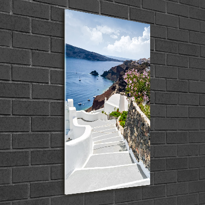 Wall art acrylic Santorini Greece