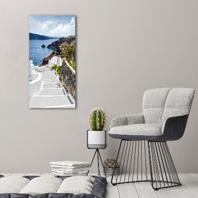 Wall art acrylic Santorini Greece