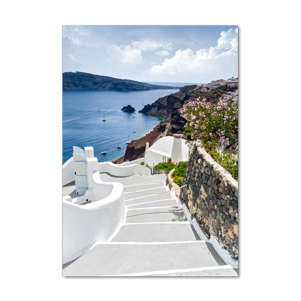 Wall art acrylic Santorini Greece