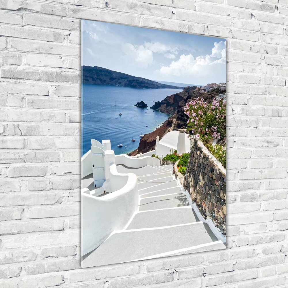 Wall art acrylic Santorini Greece