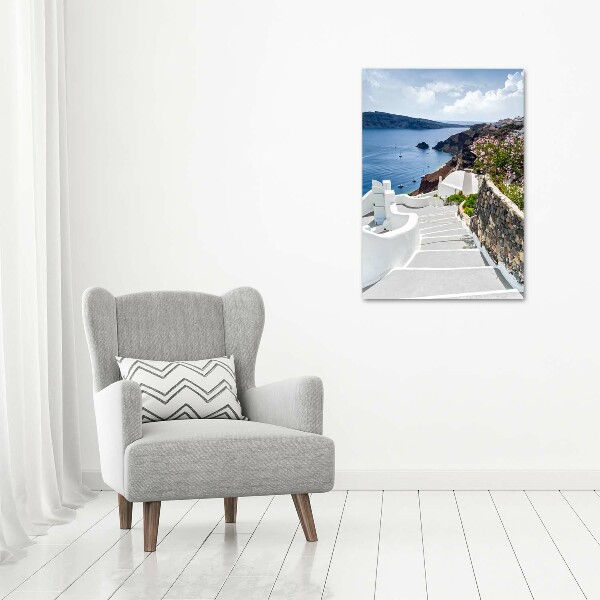 Wall art acrylic Santorini Greece