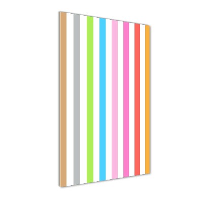 Print on acrylic Colorful stripes