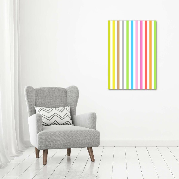 Print on acrylic Colorful stripes