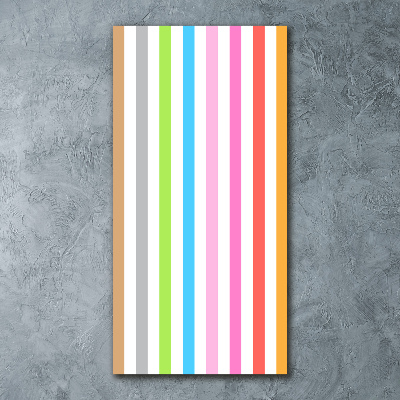 Print on acrylic Colorful stripes