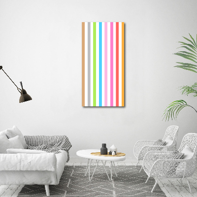 Print on acrylic Colorful stripes