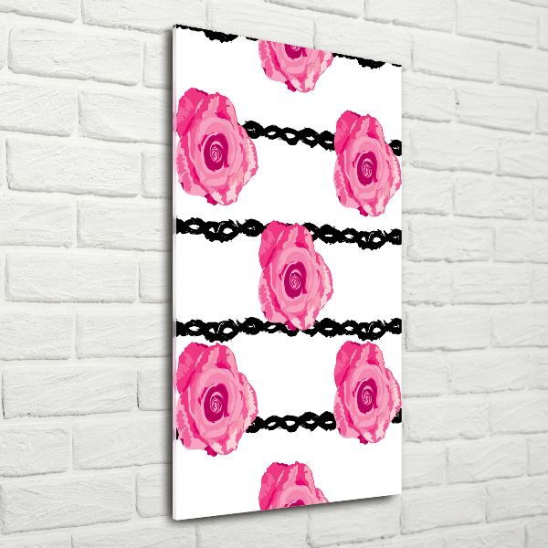 Acrylic print Roses