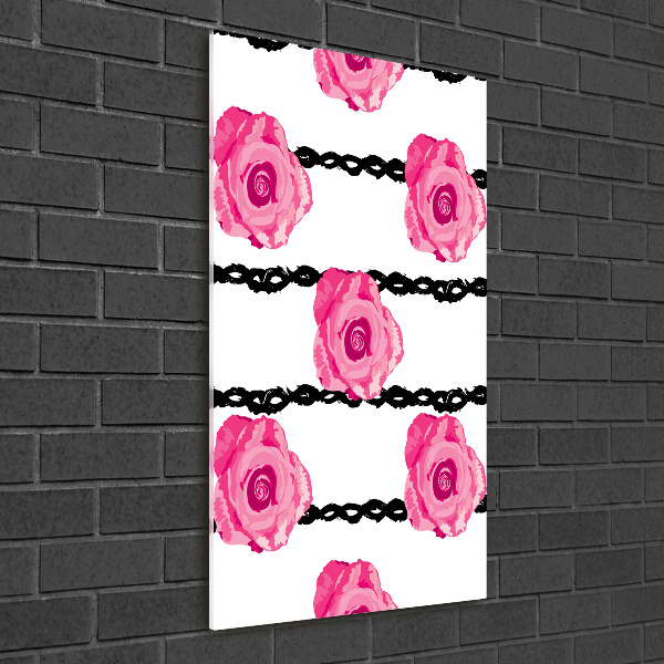 Acrylic print Roses