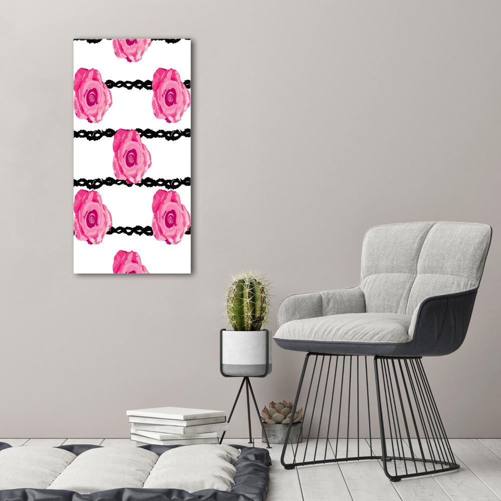 Acrylic print Roses