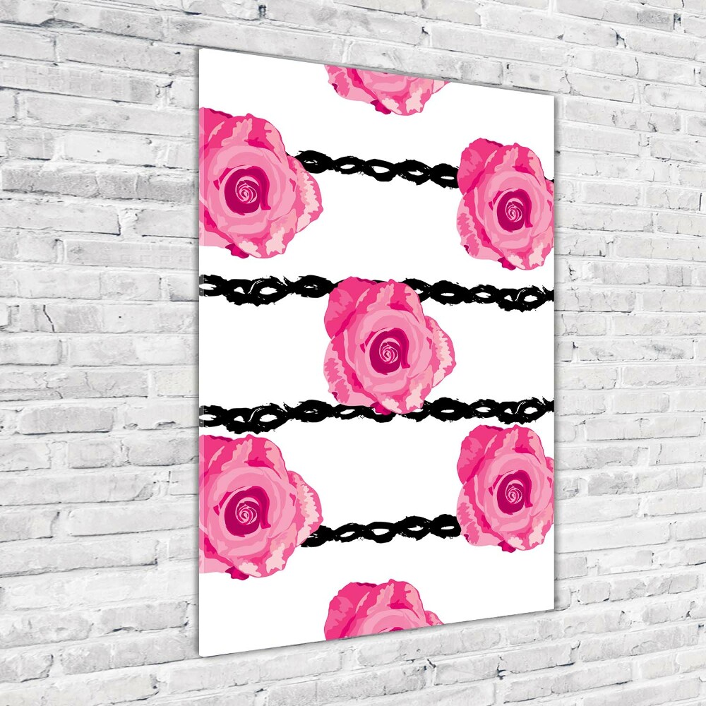 Acrylic print Roses