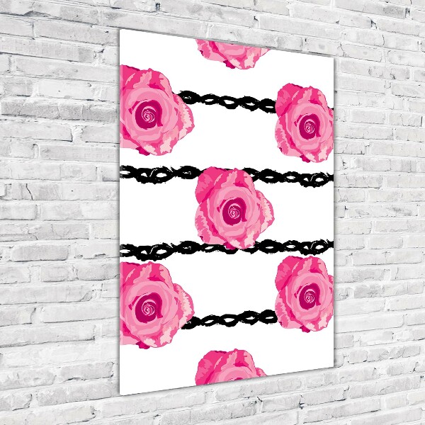 Acrylic print Roses