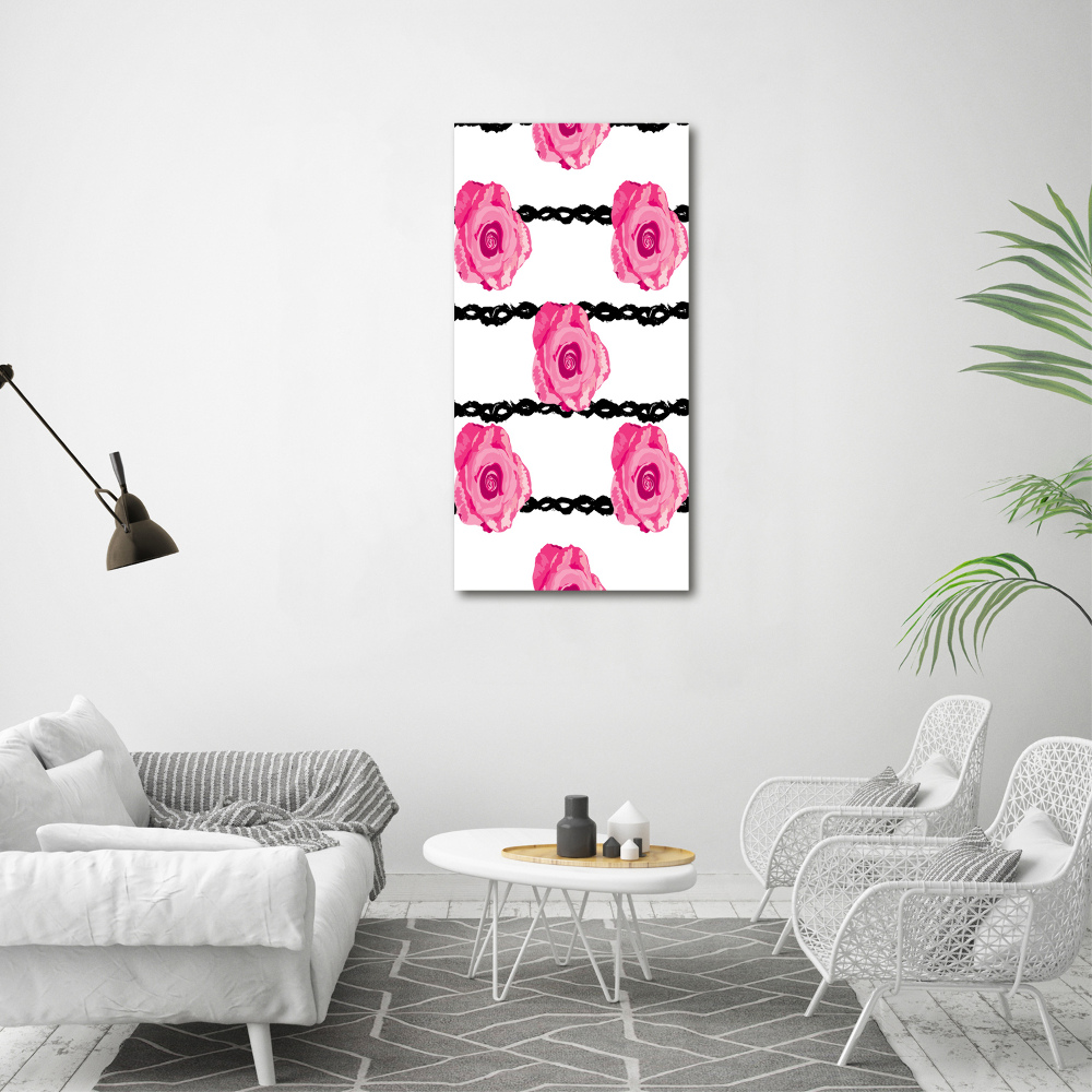 Acrylic print Roses