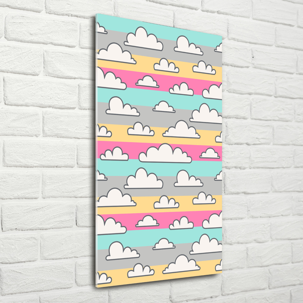 Print on acrylic Colorful clouds