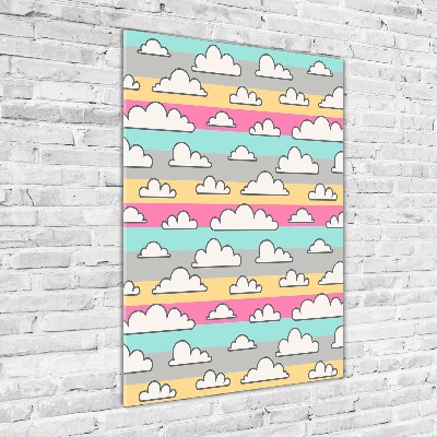 Print on acrylic Colorful clouds