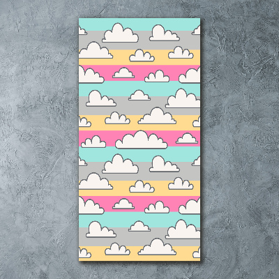 Print on acrylic Colorful clouds