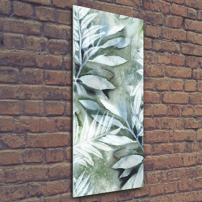 Print on acrylic glass Leaves