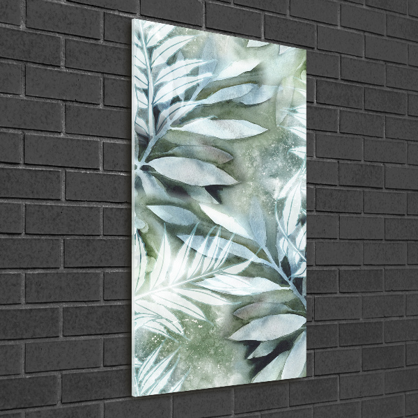 Print on acrylic glass Leaves