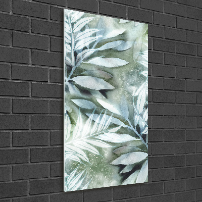 Print on acrylic glass Leaves