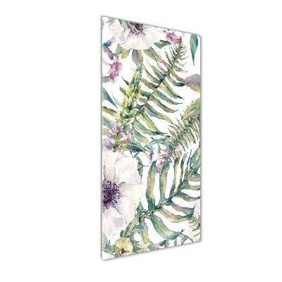 Acrylic print Tropical leaves