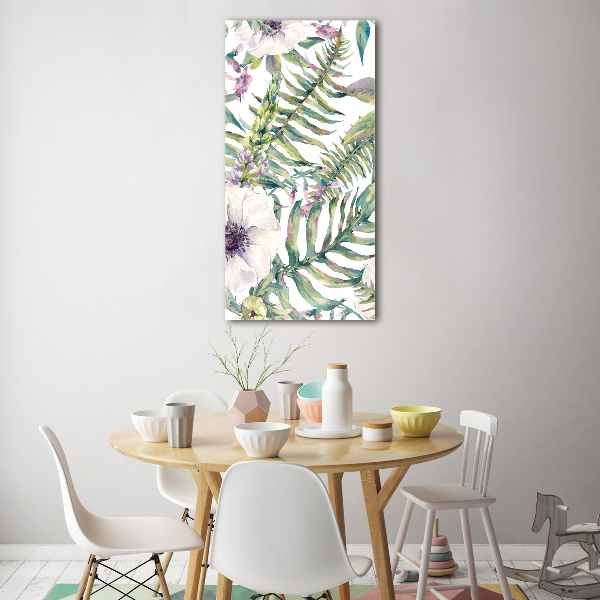 Acrylic print Tropical leaves