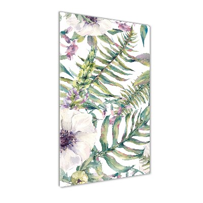 Acrylic print Tropical leaves