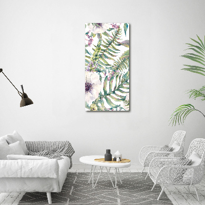 Acrylic print Tropical leaves