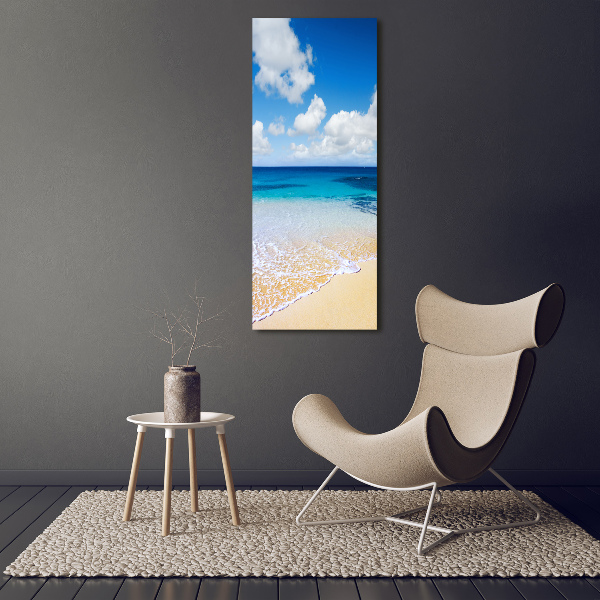 Print on acrylic glass Tropical beach