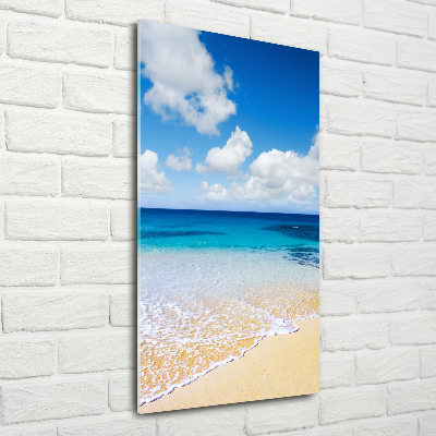 Print on acrylic glass Tropical beach