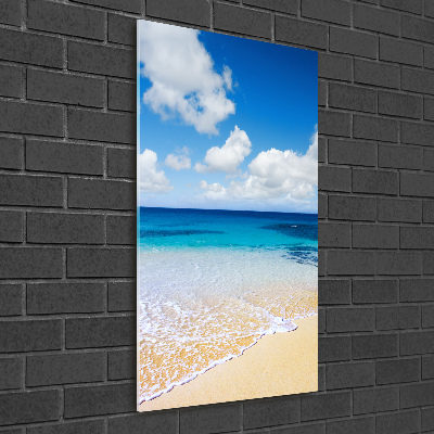 Print on acrylic glass Tropical beach