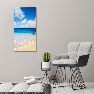 Print on acrylic glass Tropical beach