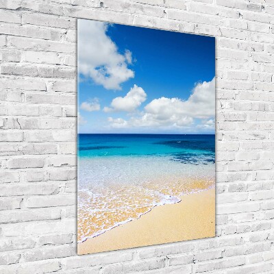 Print on acrylic glass Tropical beach