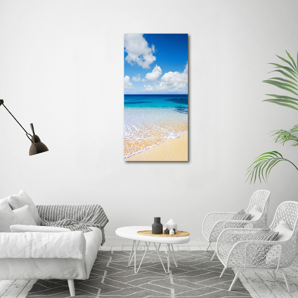 Print on acrylic glass Tropical beach