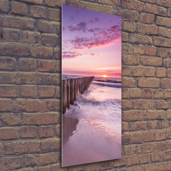 Acrylic print Breakwater